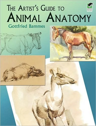 Cover for Gottfried Bammes · The Artist's Guide to Animal Anatomy - Dover Anatomy for Artists (Pocketbok) [Unabridged edition] (2005)