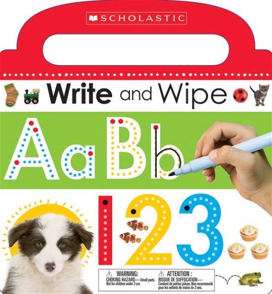 Cover for Scholastic · Write and Wipe ABC 123: Scholastic Early Learners (Write and Wipe) - Scholastic Early Learners (Kartonbuch) (2015)
