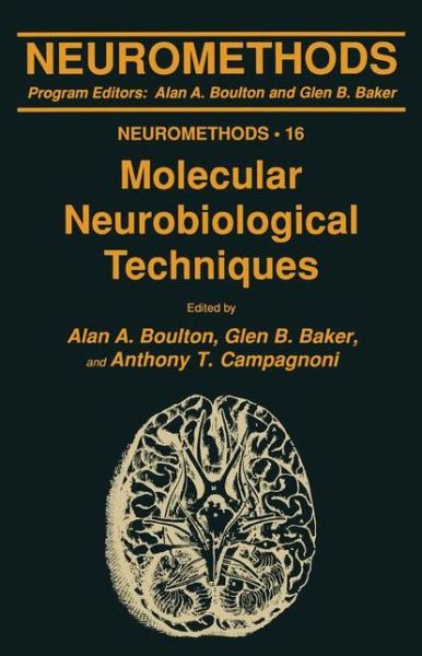 Cover for A. Boulton · Molecular Neurobiological Techniques - Neuromethods (Inbunden Bok) [1990 edition] (1989)