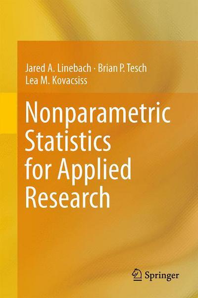 Cover for Jared A. Linebach · Nonparametric Statistics for Applied Research (Hardcover Book) (2013)