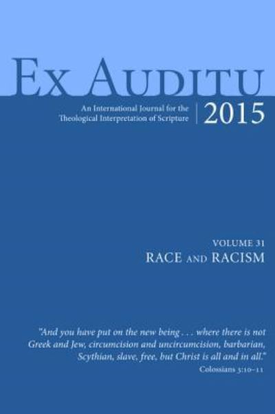 Ex Auditu - Volume 31 - - Books - Pickwick Publications - 9781498290401 - May 20, 2016