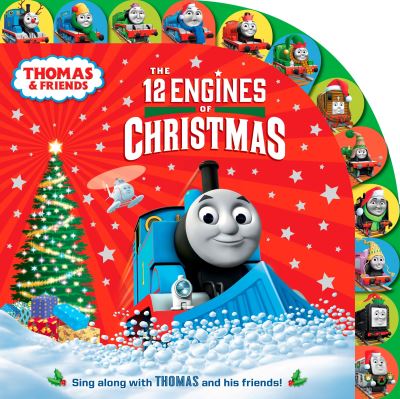 Cover for Random House · The 12 Engines of Christmas (Thomas &amp; Friends) (Board book) (2017)