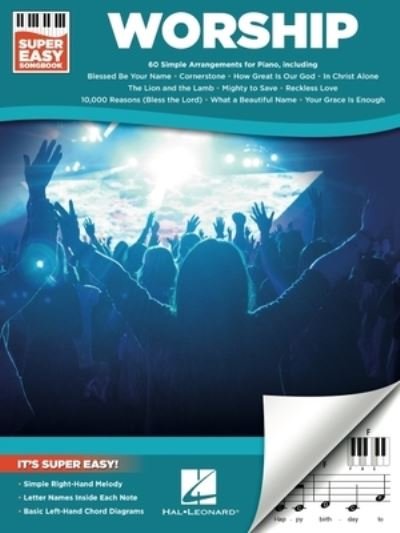 Cover for Hal Leonard Corp. Staff · Worship - Super Easy Songbook (Book) (2019)