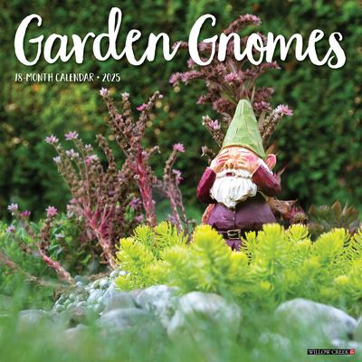 Willow Creek Press · Garden Gnomes 2025 12 X 12 Wall Calendar (Calendar) (2024)