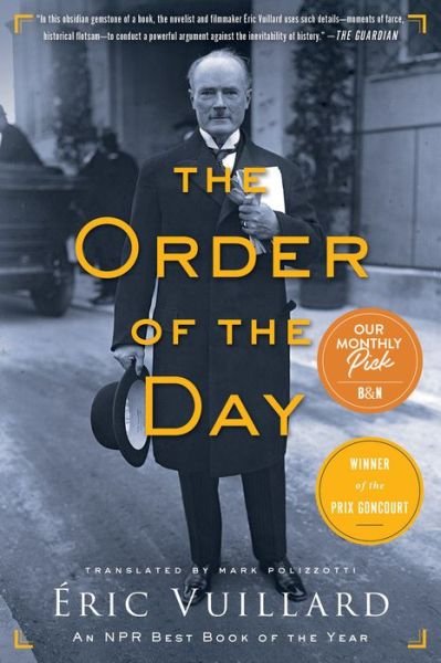 Cover for Eric Vuillard · The Order of the Day (Paperback Bog) (2020)