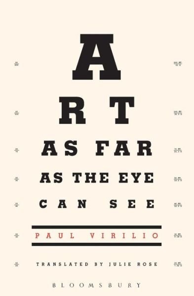 Cover for Paul Virilio · Art as Far as the Eye Can See (Taschenbuch) (2010)