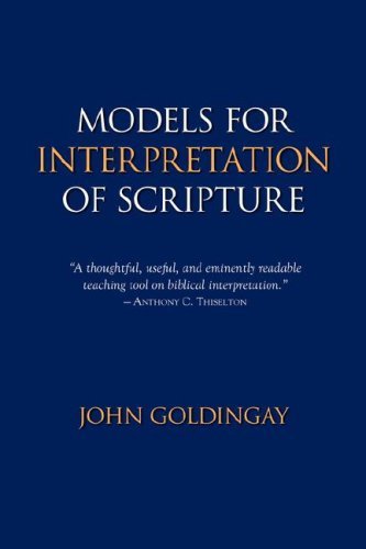 Cover for John Goldingay · Models for Interpretation of Scripture (Paperback Book) (2004)