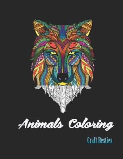 Cover for Craft Besties · Animals Coloring (Paperback Book) (2017)