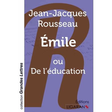 Cover for Jean-Jacques Rousseau · Emile (grands caractères) (Paperback Book) (2015)