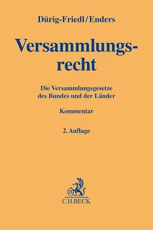 Cover for Cornelia Dürig-Friedl · Versammlungsrecht (Hardcover Book) (2022)