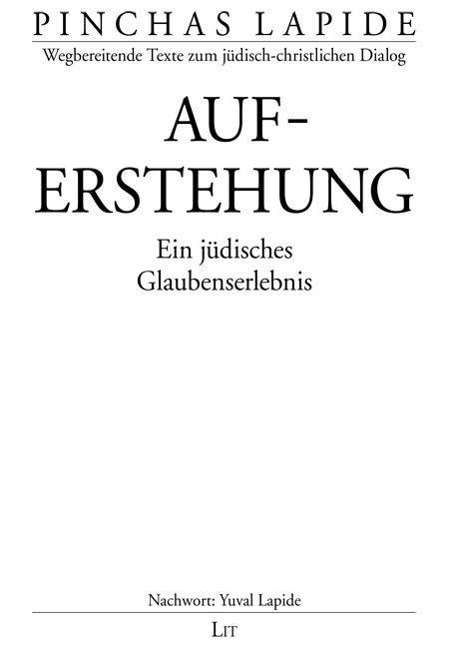 Cover for Lapide · Auferstehung (Buch)