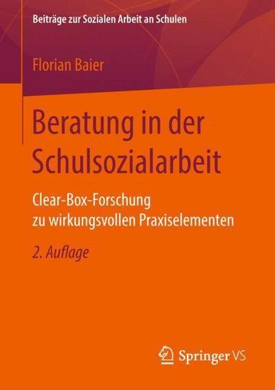 Cover for Baier · Beratung in der Schulsozialarbeit (Book) [2nd 2., Korr. Aufl. 2018 edition] (2018)