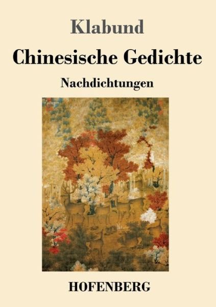 Cover for Klabund · Chinesische Gedichte (Bok) (2020)
