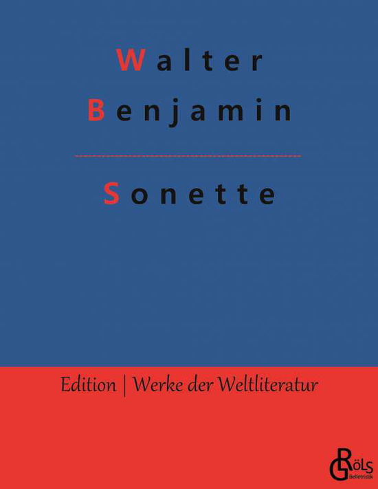 Cover for Walter Benjamin · Sonette (Paperback Book) (2022)