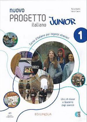 Nuovo Progetto italiano Junior 1 + online access code: Libro di classe e Quaderno degli esercizi - T Marin - Książki - Edizioni Edilingua srlu - 9791259801401 - 31 lipca 2022