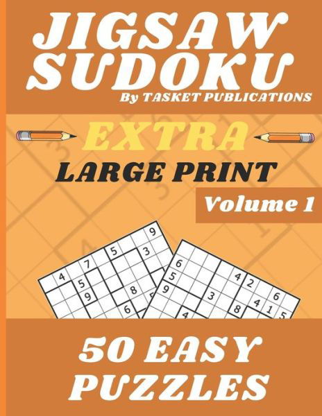 tasket publications jigsaw sudoku extra large print 50 easy puzzles paperback book 2020