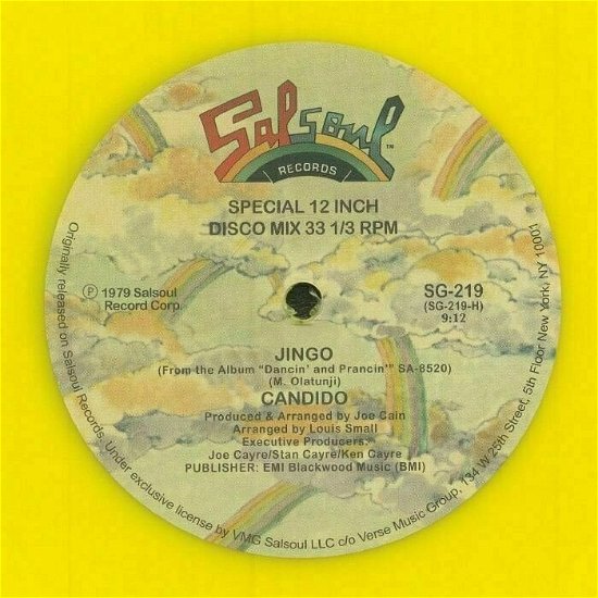 Cover for Candido · Jingo / Thousand Finger Man (Yellow Vinyl) (LP) (2023)