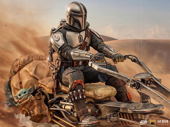 Star Wars The Mandalorian Deluxe Art Scale Statue - Star Wars - Merchandise - IRON STUDIO - 0609963128402 - June 25, 2022