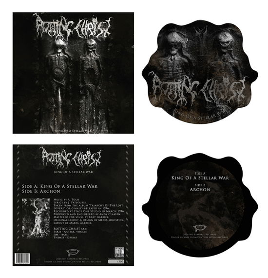 Cover for Rotting Christ · King of a Stellar War (Shaped Pic Disc) (12&quot;) (2024)