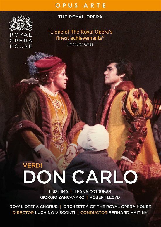 Verdi: Don Carlo - Royal Opera House / Bernard Haitink - Films - OPUS ARTE - 0809478013402 - 27 mei 2022