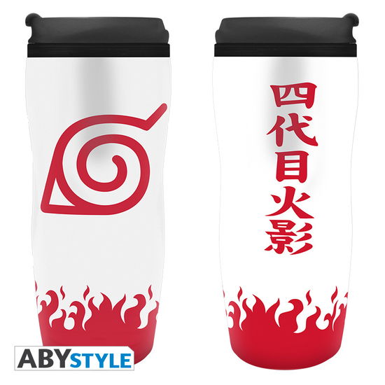 Naruto Shippuden - Travel Mug Yondaime Hokage - Naruto - Koopwaar - ABYSSE UK - 3665361013402 - 12 juni 2023