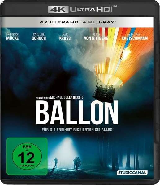 Ballon (4k Ultra Hd+blu-ray) - Movie - Elokuva - STUDIO CANAL - 4006680091402 - torstai 14. maaliskuuta 2019