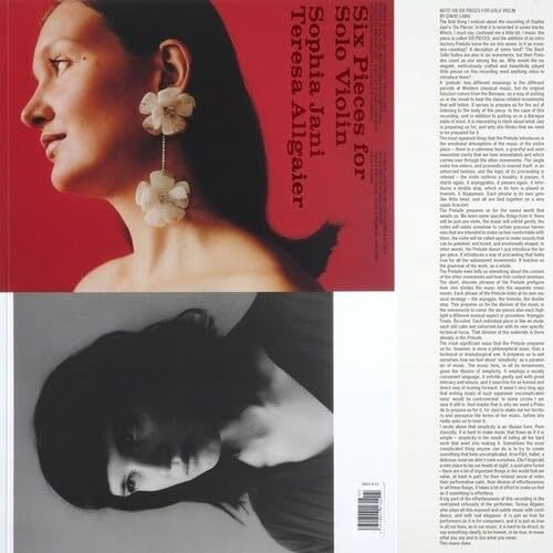 Sophia Jani & Teresa Allgaier · Sophia Jani, Teresa Allgaier - Six Pieces for Solo Violin (LP) (2024)