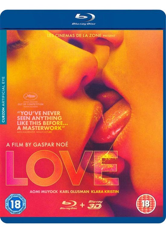 Cover for Love · Love 3D  2D (Blu-ray) (2016)