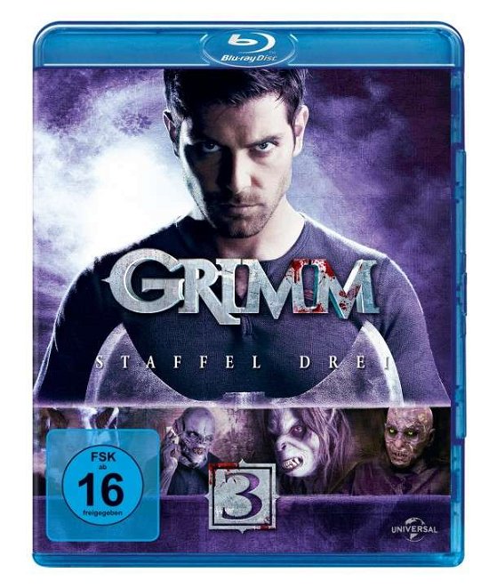 Cover for David Giuntoli,silas Weir Mitchell,bitsie... · Grimm-staffel 3 (Blu-ray) (2014)