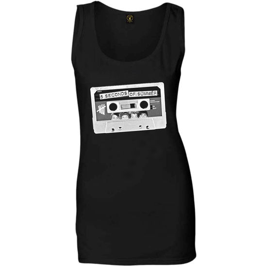 5 Seconds Of Summer: Tape (Vestito Donna Tg L) - 5 Seconds Of Summer - Produtos - Unlicensed - 5055295386402 - 