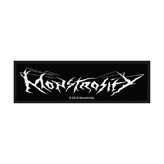 Monstrosity Standard Woven Patch: Logo - Monstrosity - Produtos - PHD - 5055339796402 - 19 de agosto de 2019
