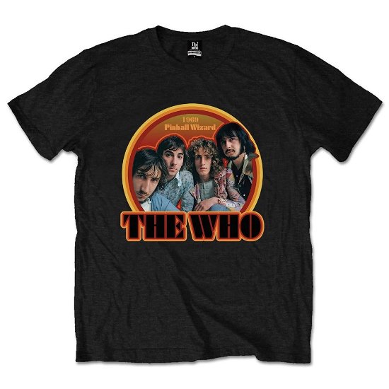 The Who Unisex T-Shirt: 1969 Pinball Wizard (Retail Pack) - The Who - Produtos - Bandmerch - 5056170628402 - 