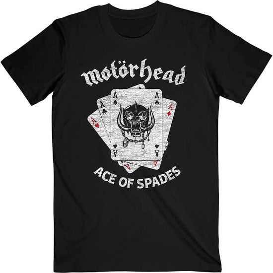 Motorhead Unisex T-Shirt: Flat War Pig Aces - Motörhead - Gadżety -  - 5056368674402 - 21 maja 2021