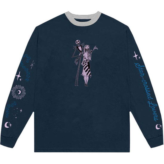 Cover for Nightmare Before Christmas - The · The Nightmare Before Christmas Unisex Long Sleeve T-Shirt: Celestial (Navy Blue) (Embellished) (Bekleidung) [size XXL] (2024)