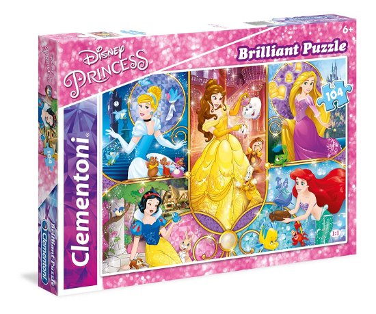 Puslespil Brilliant Princess, 104 brikker - Clementoni - Bordspel - Clementoni - 8005125201402 - 22 september 2023