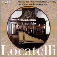 Sonatas For Flute / Violin/ - P.A. Locatelli - Musiikki - GLOBE - 8711525513402 - perjantai 14. maaliskuuta 2008