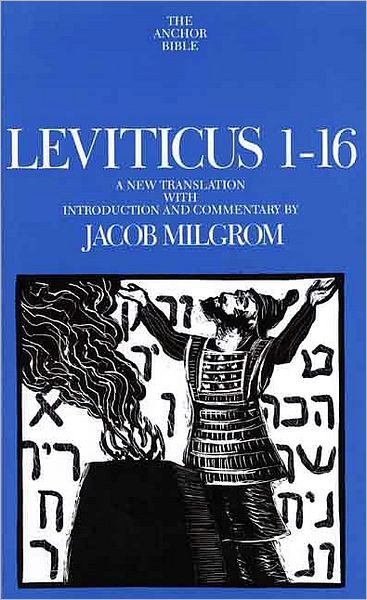 Cover for Jacob Milgrom · Leviticus 1-16 - The Anchor Yale Bible Commentaries (Hardcover Book) (1998)