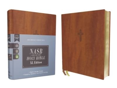 Cover for Zondervan · NASB, Holy Bible, XL Edition, Leathersoft, Brown, 1995 Text, Comfort Print (Læderbog) (2021)