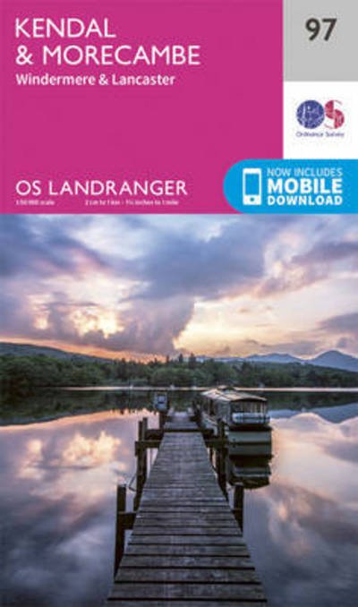 Cover for Ordnance Survey · Kendal &amp; Morecambe - OS Landranger Map (Kartor) [December 2016 edition] (2017)