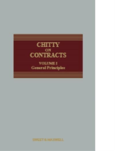 Cover for Chitty on Contracts (Hardcover Book) (2023)