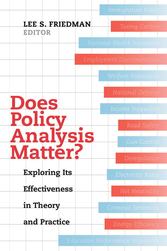 Cover for Friedman · Does Policy Analysis Matter?: Exploring Its Effectiveness in Theory and Practice - Wildavsky Forum Series (Paperback Book) (2017)