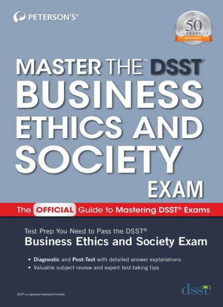 Cover for Peterson's · Master the DSST Business Ethics &amp; Society Exam (Paperback Book) (2021)