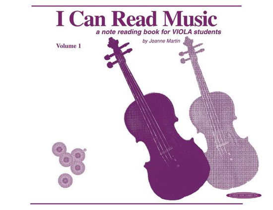 Cover for Joanne Martin · I Can Read Music: for Viola Volume 1 (Spiralbok) (1994)