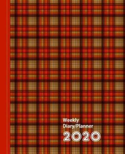 Cover for Shayley Stationery Books · Orange Mix Plaid Check Design (Paperback Book) (2019)