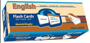 Cover for Barcharts Inc · English Flash Cards (1000 Cards) (Cards) (2018)