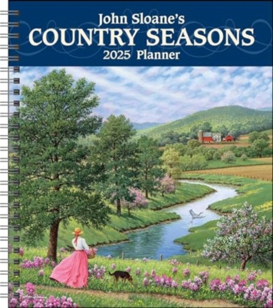 John Sloane's Country Seasons 12-Month 2025 Monthly / Weekly Planner Calendar - John Sloane - Koopwaar - Andrews McMeel Publishing - 9781524895402 - 13 augustus 2024