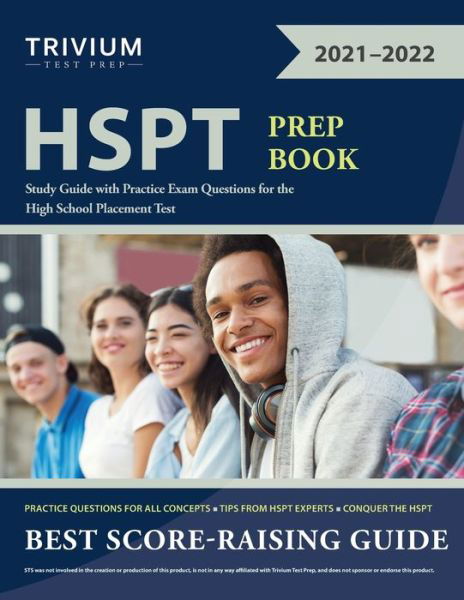 Cover for Trivium · HSPT Prep Book : Study Guide with Practice Exam Questions for the High School Placement Test (Paperback Book) (2020)