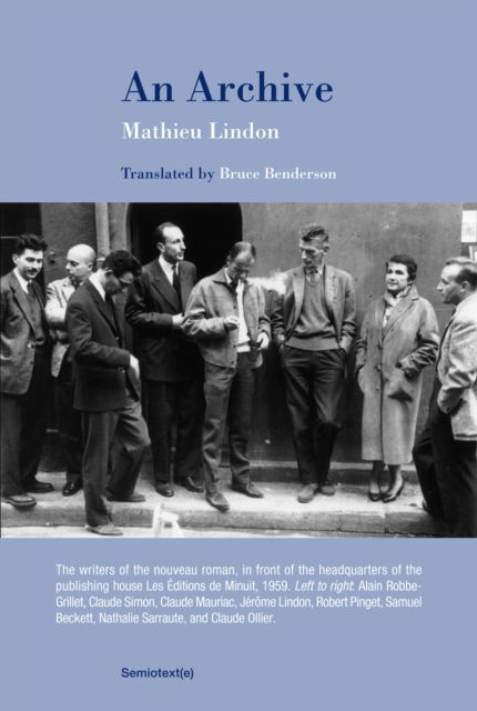 Cover for Mathieu Lindon · Archive, An (Pocketbok) (2025)