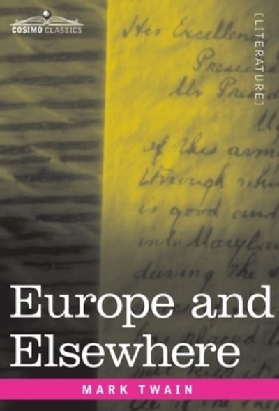 Cover for Mark Twain · Europe and Elsewhere (Hardcover Book) (1923)