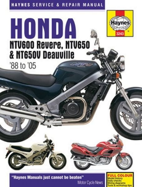 Cover for Haynes Publishing · Honda NTV600 Revere, NTV650 &amp; NTV650V Deauville (88-05): 88-05 (Paperback Bog) (2015)